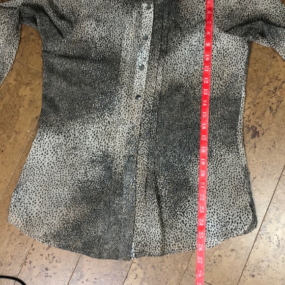 Designer Eric Alexander Sheer Silk Top M (38) - Picture 8 of 11